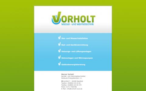 Vorholt Wasser- und Wärmetechnik GmbH -  in Raesfeld in Raesfeld