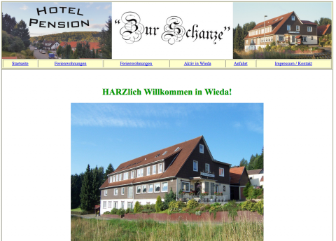 Hotel Pension Zur Schanze - Pension in Wieda in Wieda