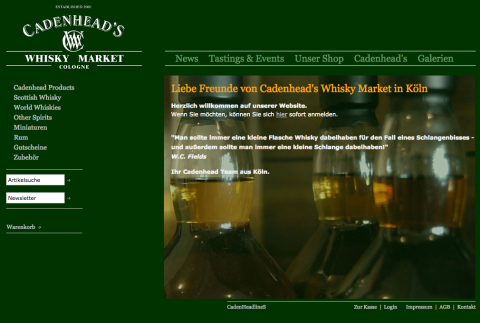 Cadenhead´s Whisky Market -  in Köln in Köln