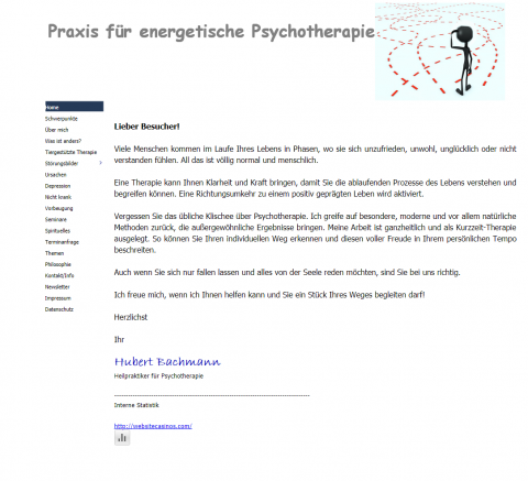 Praxis für energetische Psychotherapie Hubert Bachmann in Nürnberg in Nürnberg