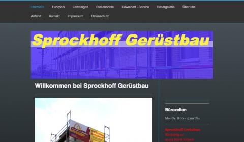 Sprockhoff Gerüstbau - Gerüstbau in Markt Erlbach in Markt Erlbach