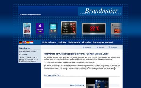 Brandmaier Informative Leuchtanzeigen -  in Horb am Neckar in Horb am Neckar