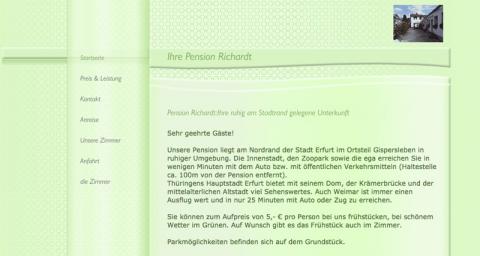 Pension Richardt - Pension in Erfurt in Erfurt