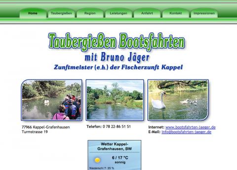 Taubergießen Bootsfahrten  -  in Kappel-Grafenhausen in Kappel-Grafenhausen