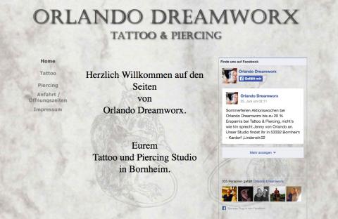 Tattoostudio Orlando Dreamworx in Bornheim in Bornheim