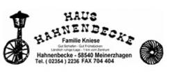 Haus Hahnenbecke - Hotel in Meinerzhagen | Meinerzhagen