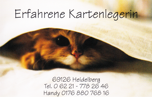 Firmenprofil von: Kartenlegerin Martha Taufenbach aus Heidelberg