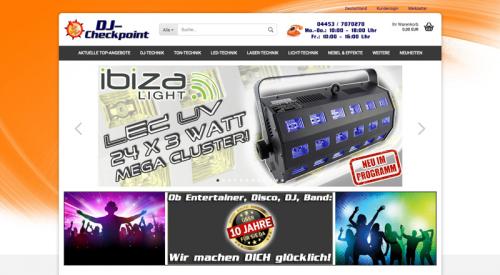 Firmenprofil von: Spezialist für Licht-, Ton- und Lasertechnik: DJ-Checkpoint 