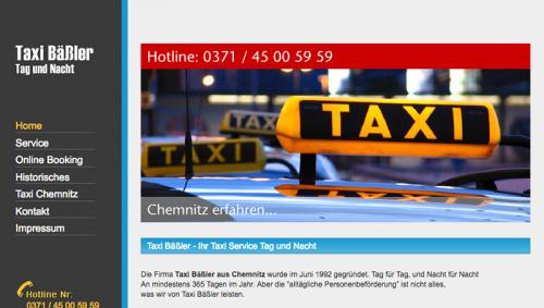 Firmenprofil von: Taxi- und Kurierfahrten in und um Chemnitz: Taxi Bäßler