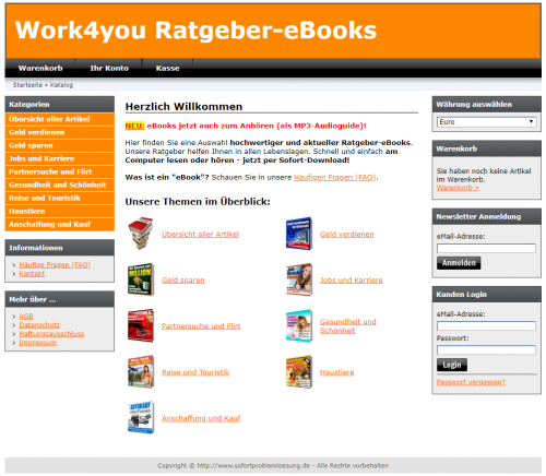 Firmenprofil von: Ratgeber für Angstpatienten – Work4you eBooks