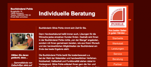 Firmenprofil von: Edle Buchbindung von der Buchbinderei in Schwerin