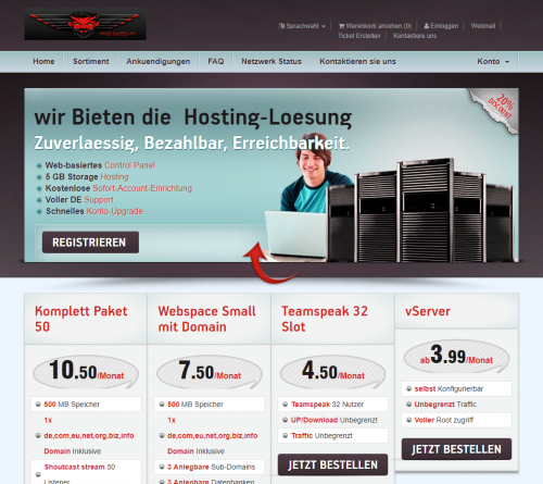 Firmenprofil von: Zuverlässige vServer mieten bei Web-Lucifer 